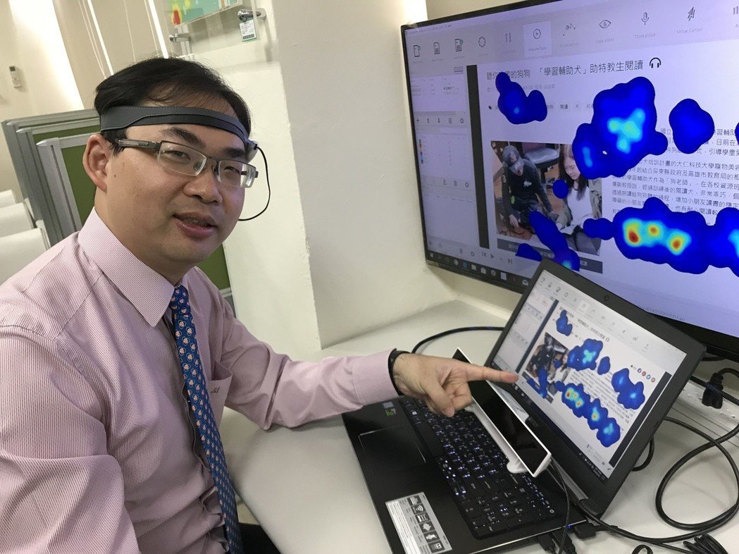腦波儀示意圖